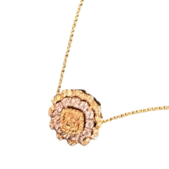 Le Vian Sunny Yellow Diamond and Vanilla Diamonds Pendant with Necklace - Picture 1 of 7